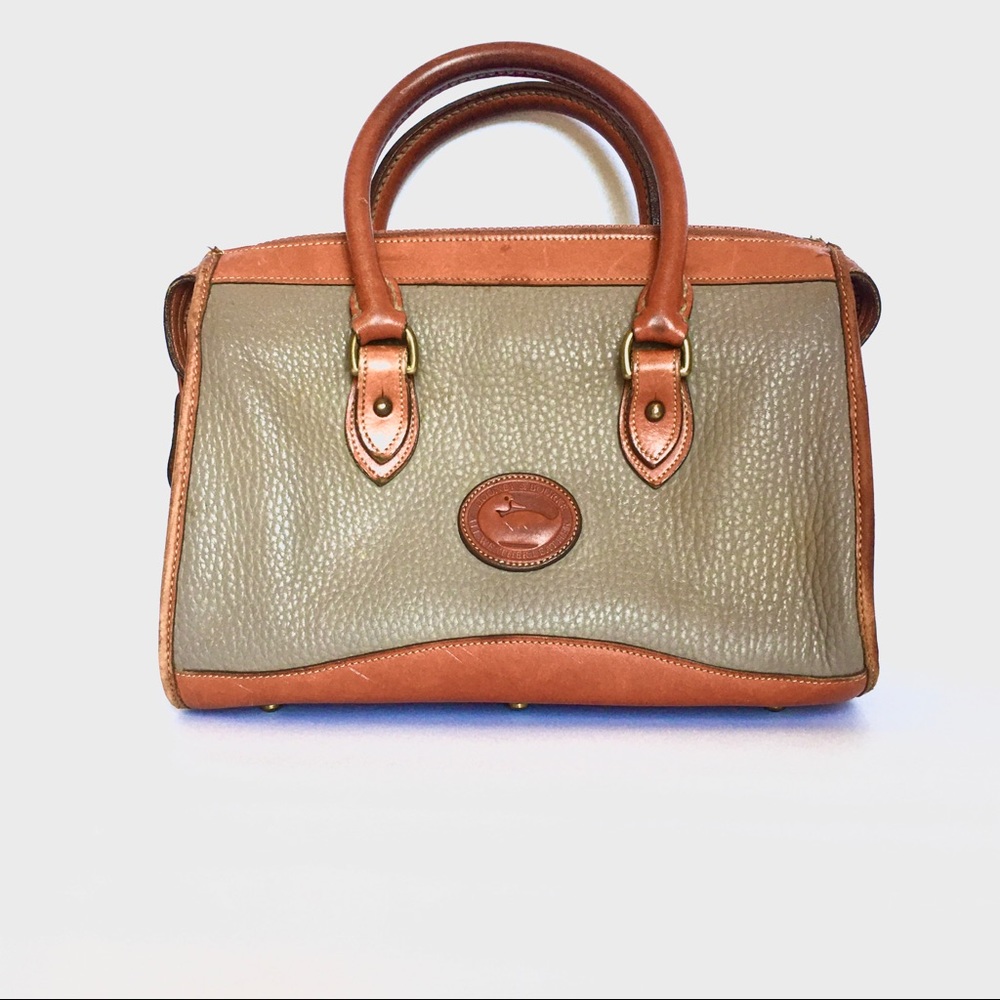 Dooney & Bourke VINTAGE Teal Leather Tote